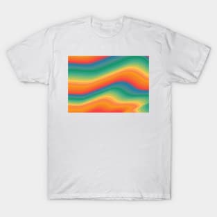 Retro colors and curves T-Shirt